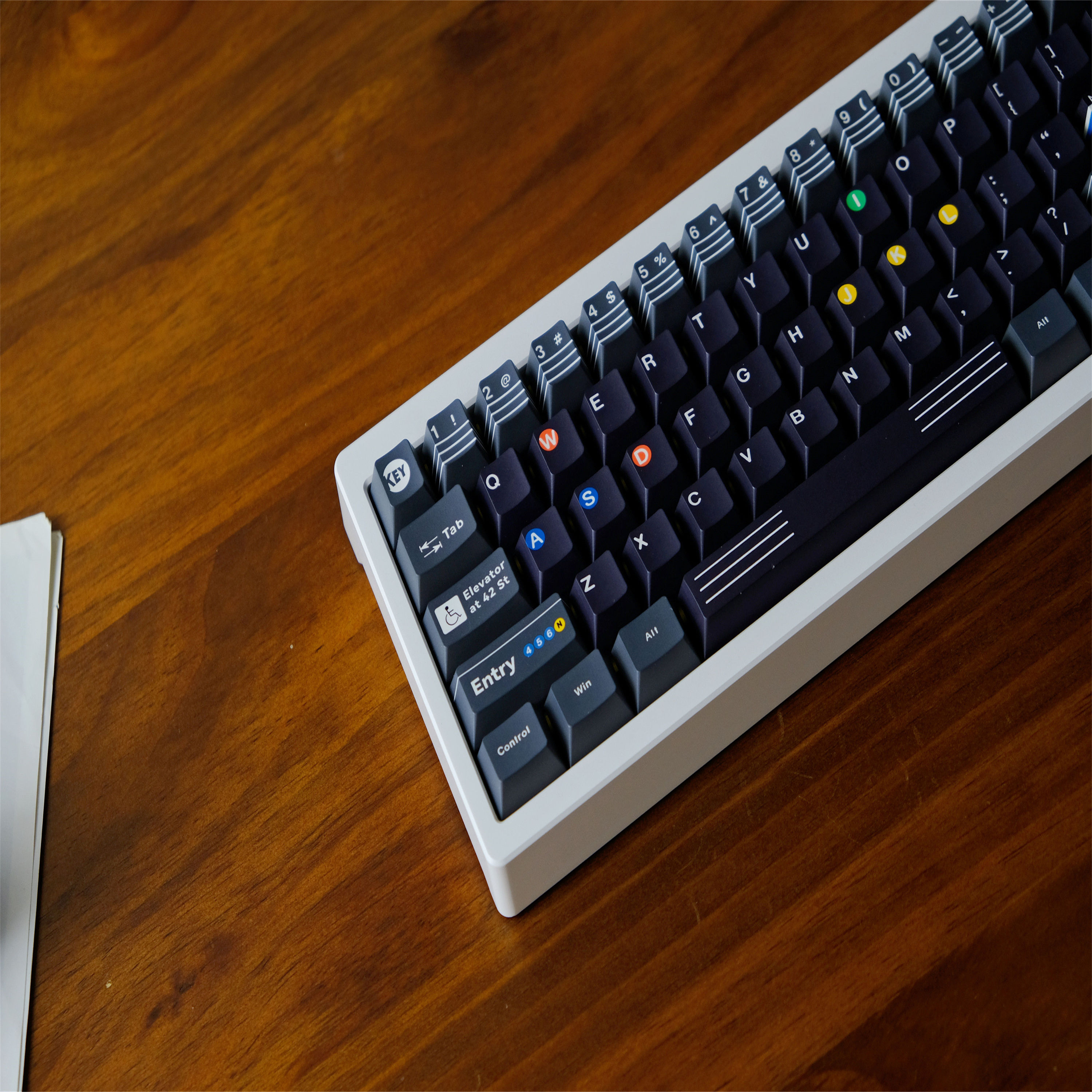New York Subway Keycaps 151 Keys PBT Material Cherry Profile for MX ...