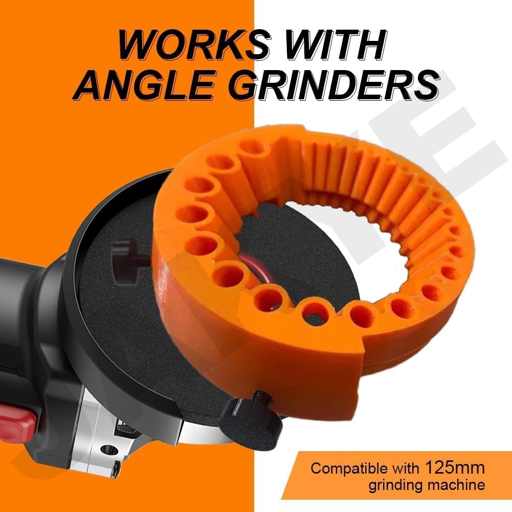 Drill Bit Sharpener - Handheld Grinding Attachment for 2 to 13 mm Bits ...