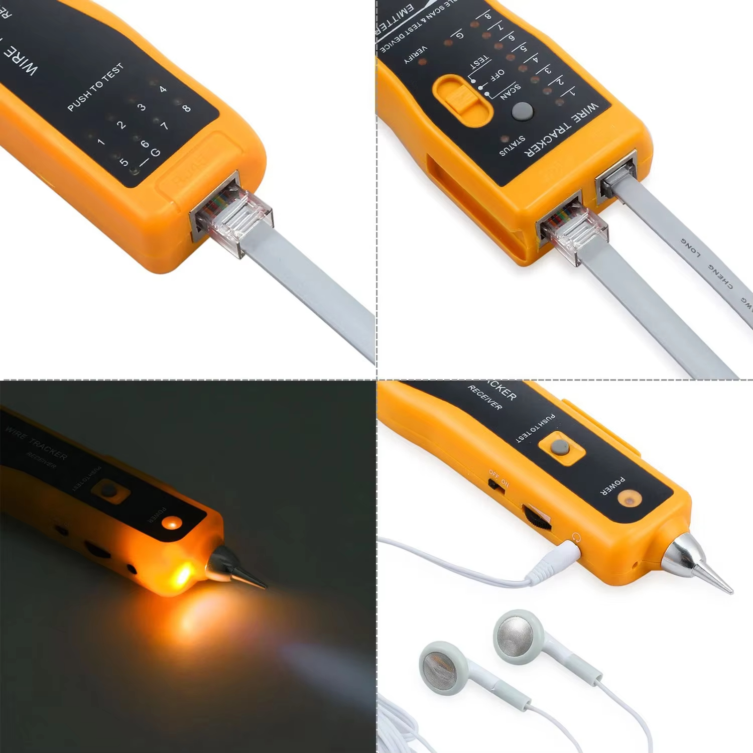 [Local Stock] Cat5 Cat6 RJ45 LAN Network Cable Tester Line Finder RJ11 ...