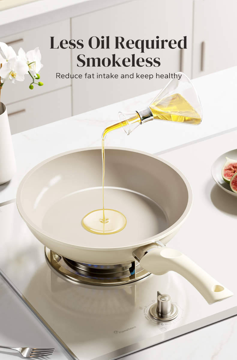 Redchef Sea Series Nonstick Ceramic Rock 20cm Stir-Fry Pan Wok No PFAS ...