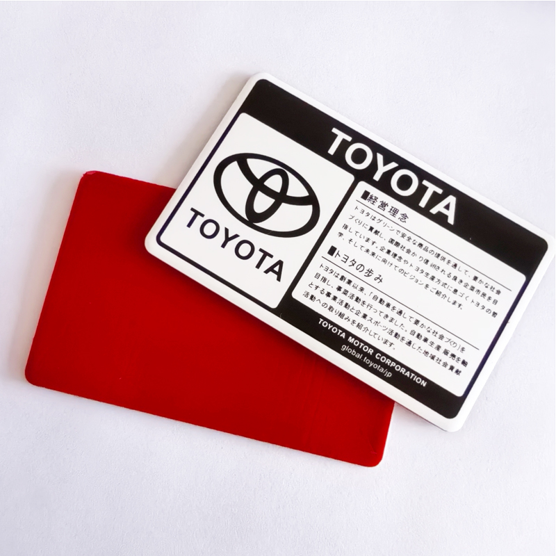 1 x Aluminum TRD TOYOTA Motorsports Racing Logo Car Auto Decorative ...