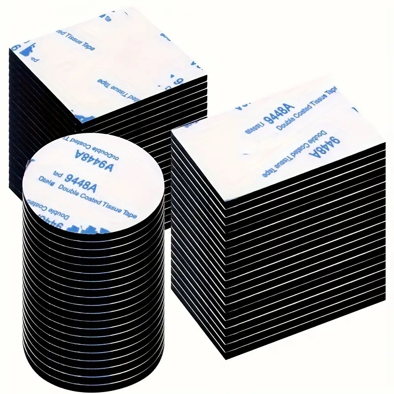 30pcs Pack Super Double-Sided Tape Black Self-Adhesive Double-Layer ...