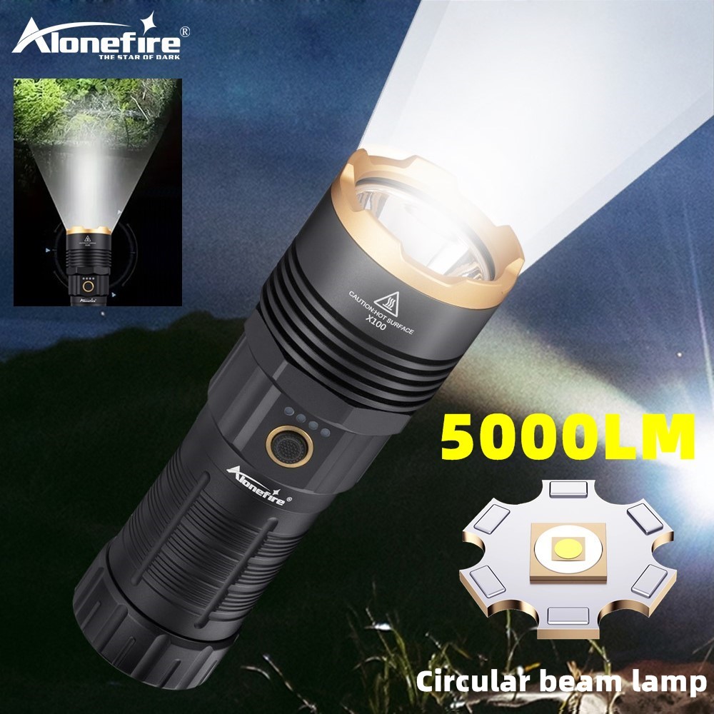 Alonefire X100 Ultra Powerful 2050 Lumens USB C Rechargeable 5 Modes - View #4