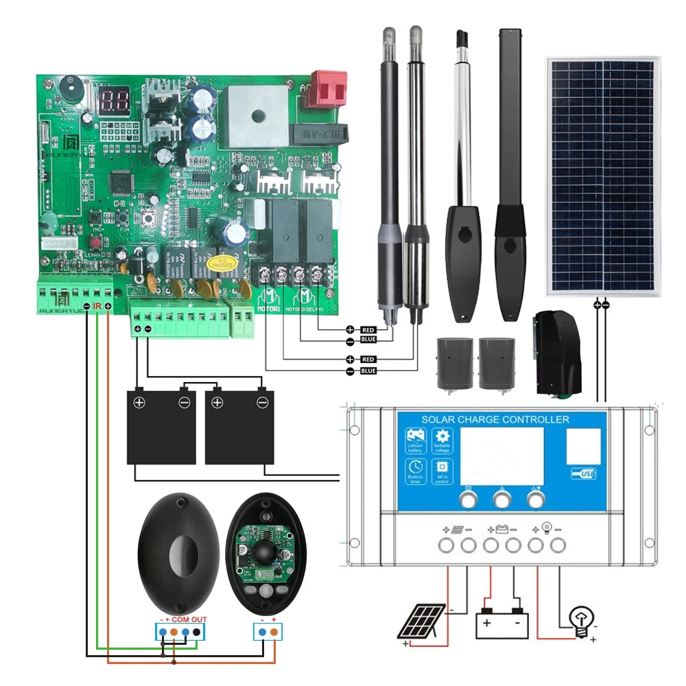 24V PCB Control Board Electric Gate Sliding Gate Swing Gate Auto Gate ...