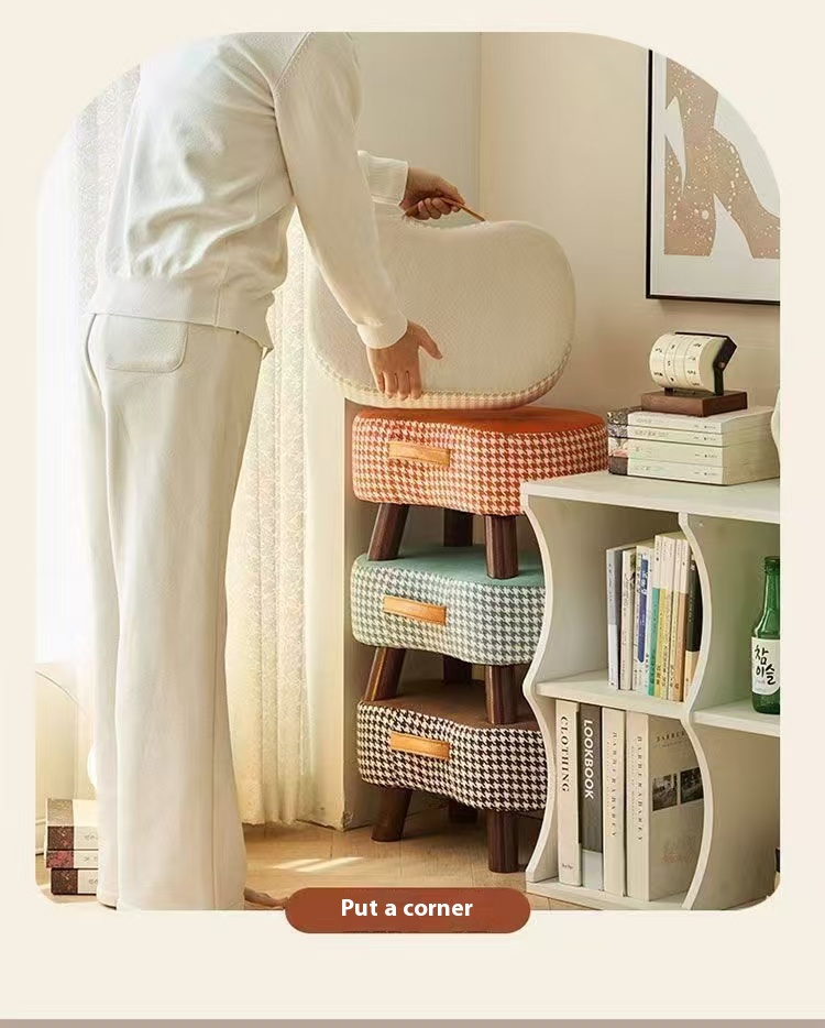 Portable Small Stools Entrance Shoe Changing Stool Living Room Sofa Low ...