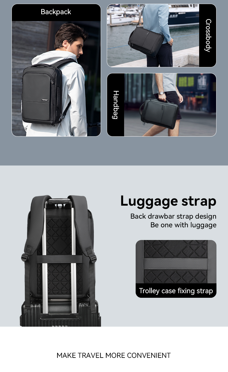MARK RYDEN 2 Way Slim Laptop Backpack (15.6