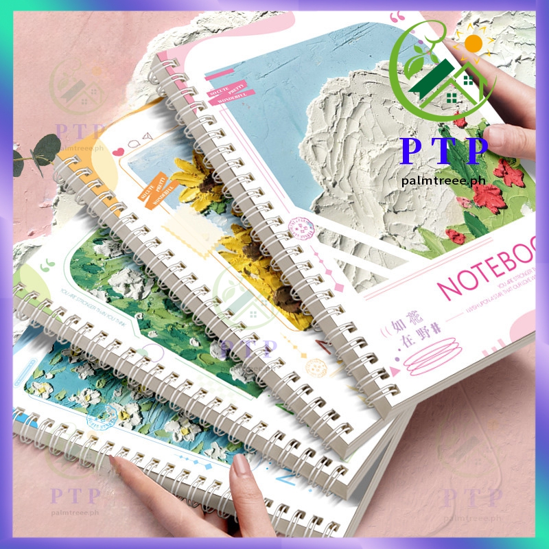 【COD】1PCS-A5 60 Sheets Fashion Cover Coil Notebook Hardbound Spiral ...