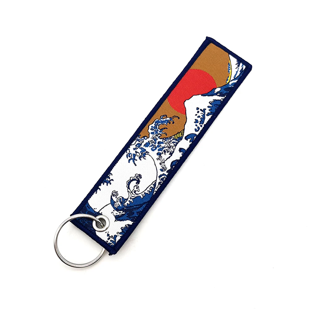 JDM HKS Keychain INITIAL D Embroidered Woven Spoon Key Chain Car ...