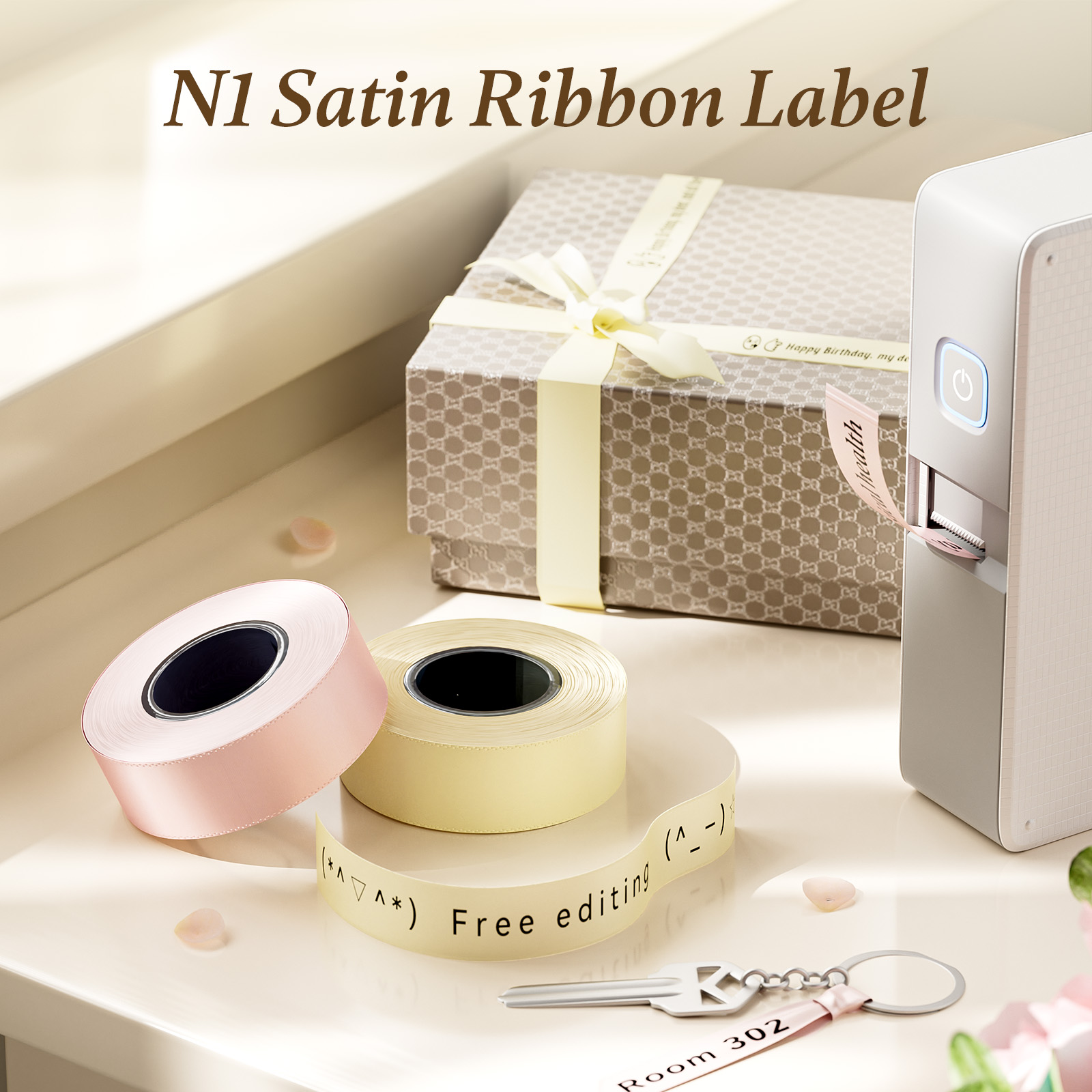 Niimbot N1 Satin Ribbon Waterproof Oil Proof Thermal Transfer Label ...
