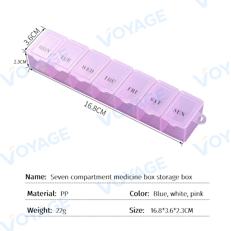 7 Days Weekly Tablet Pill Medicine Box Holder Storage | Shopee Philippines