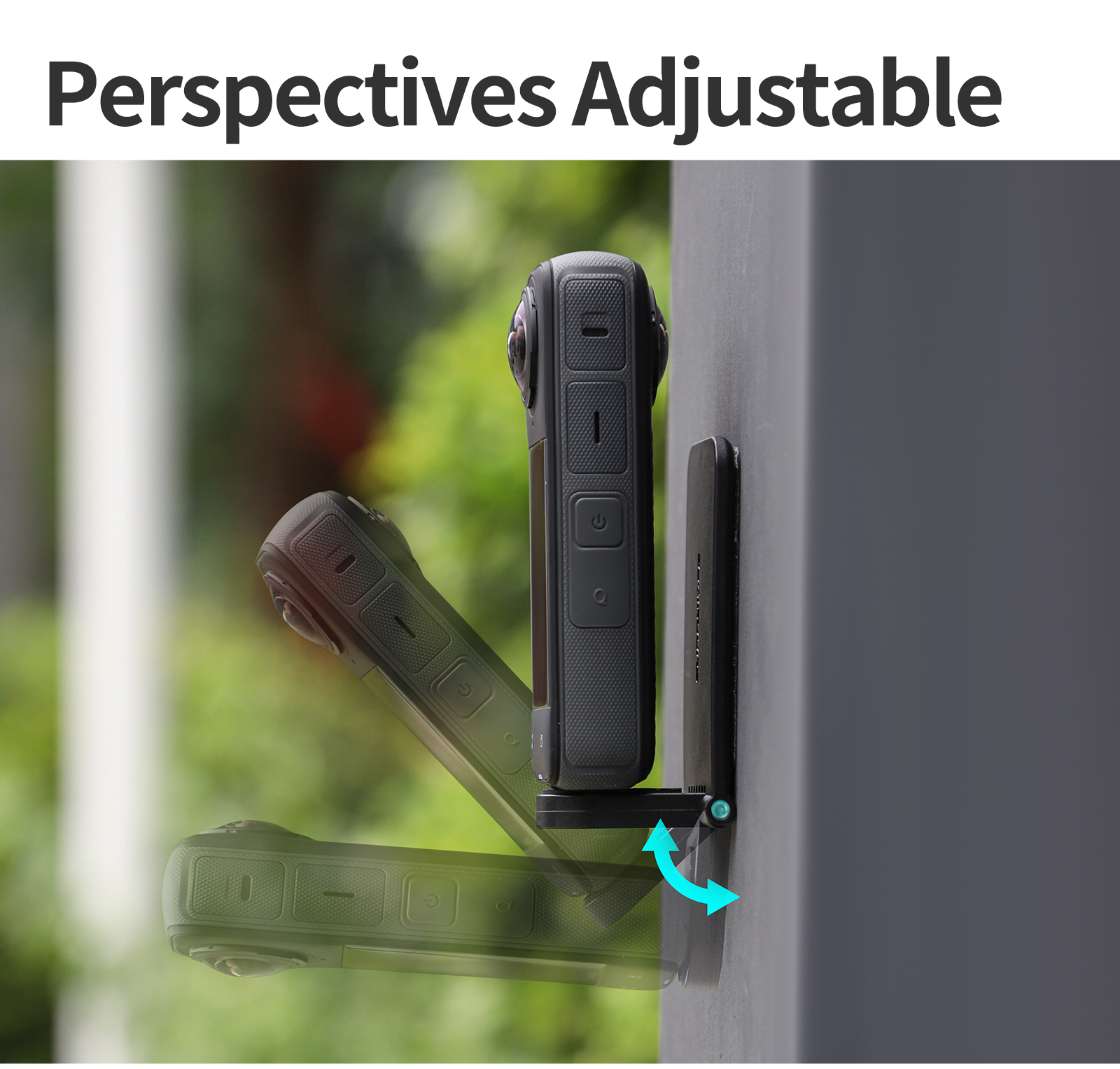 For Insta360 X5 Magnetic Stand Base Handle Adjustable Angle Instant ...