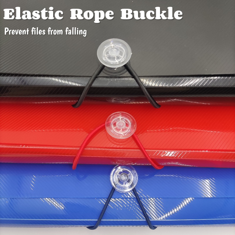 Long Expanding File Folder Document Storage Buckle Hanging Rope Organ ...