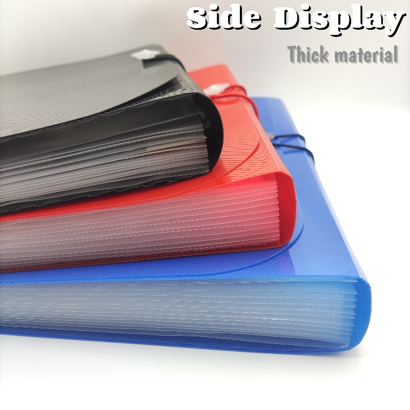 Long Expanding File Folder Document Storage Buckle Hanging Rope Organ ...