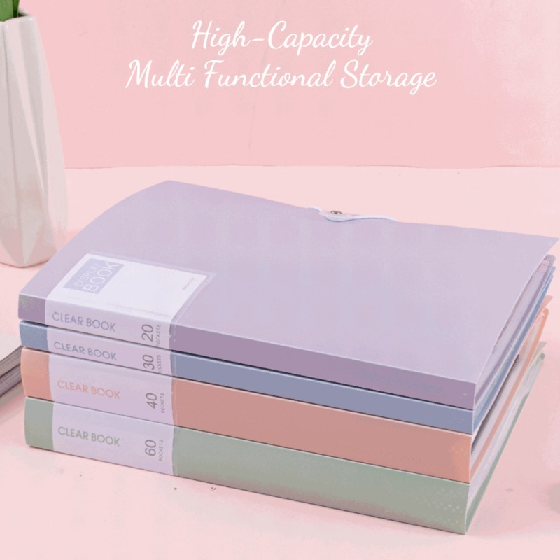 Clear Book Long File Organizer File Folder Organizer Long Clearbook ...