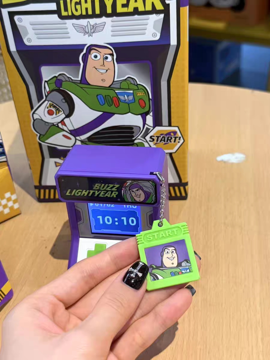 Buzz Lightyear Retro Mini Arcade Game Bluetooth Speaker with LED screen ...