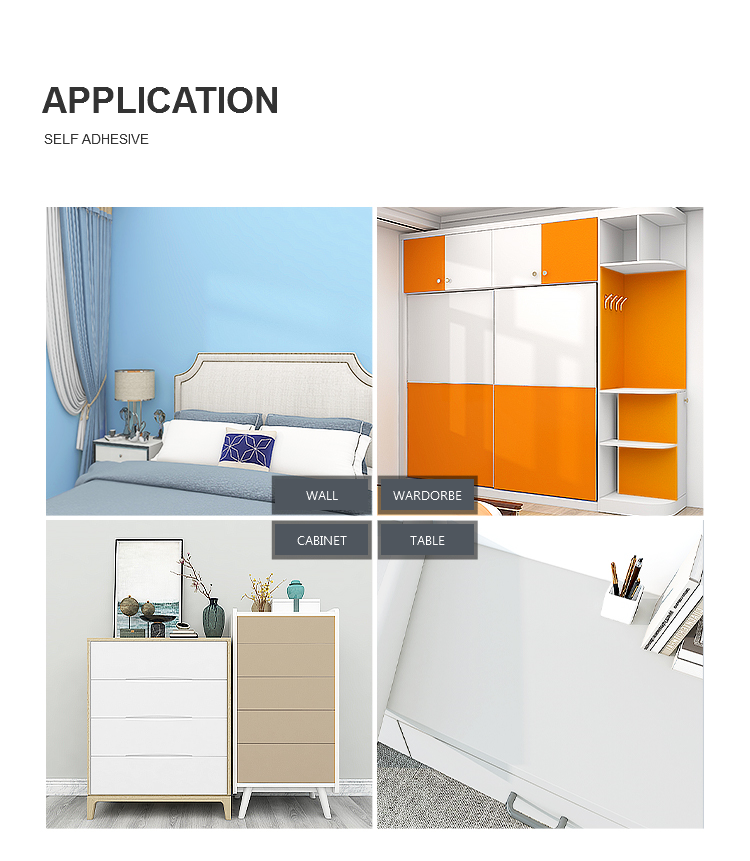 Table Sticker Waterproof Self Adhesive Cabinet Wallpaper Thickened ...