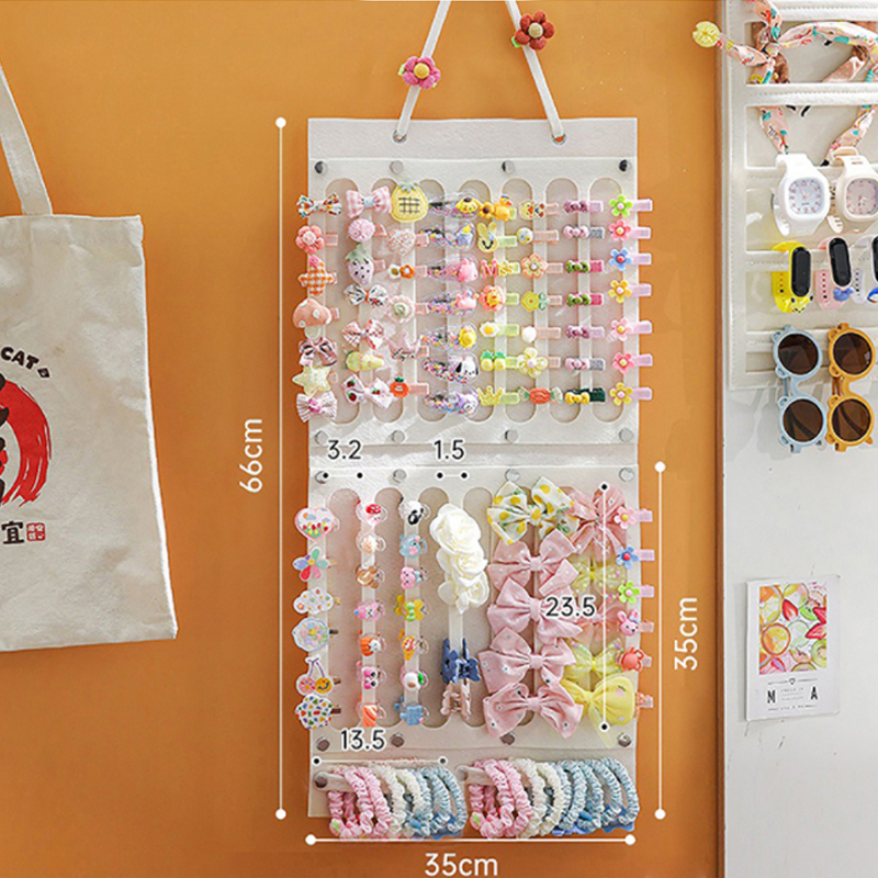 ONE pc Wall Mounted Felt Storage Bag Hanging Bag for Necklace Ring ...