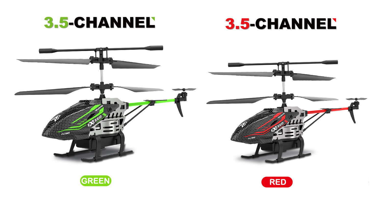 3.5 Channel RC Helicopter Hover Fixed Height LED Colorful Light ...