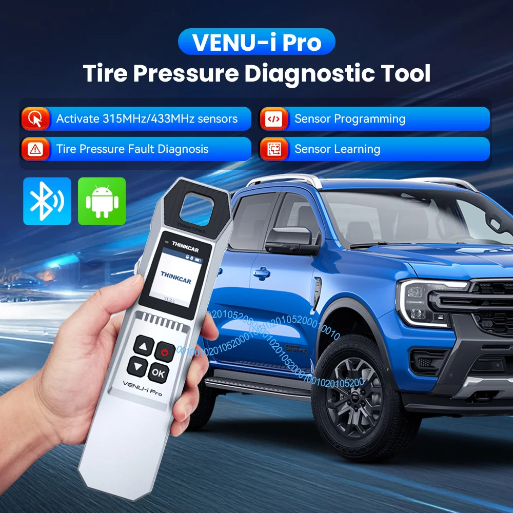 THINKCAR VENU I-PRO TPMS Tire Pressure Diagnostic Tool Active 315MHz ...