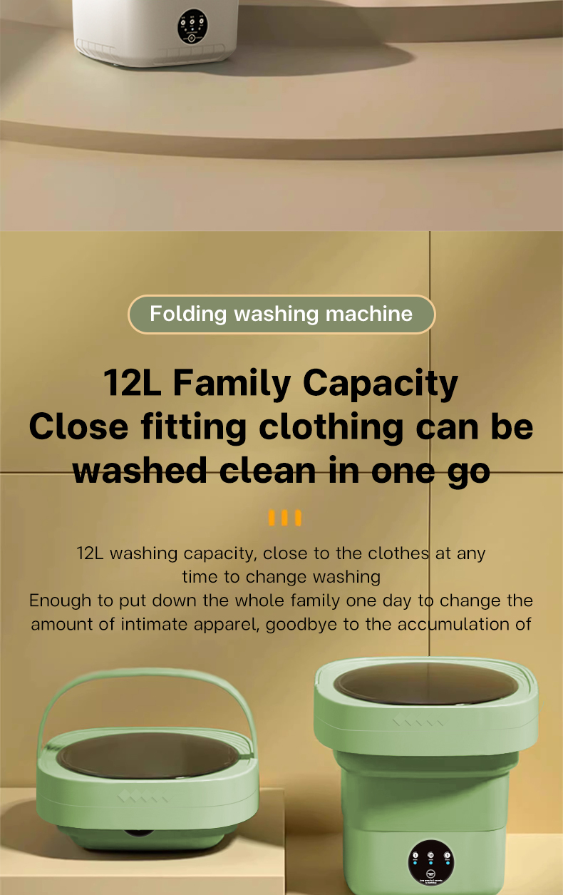 portable washing machine large capacity folding washing machine mini ...