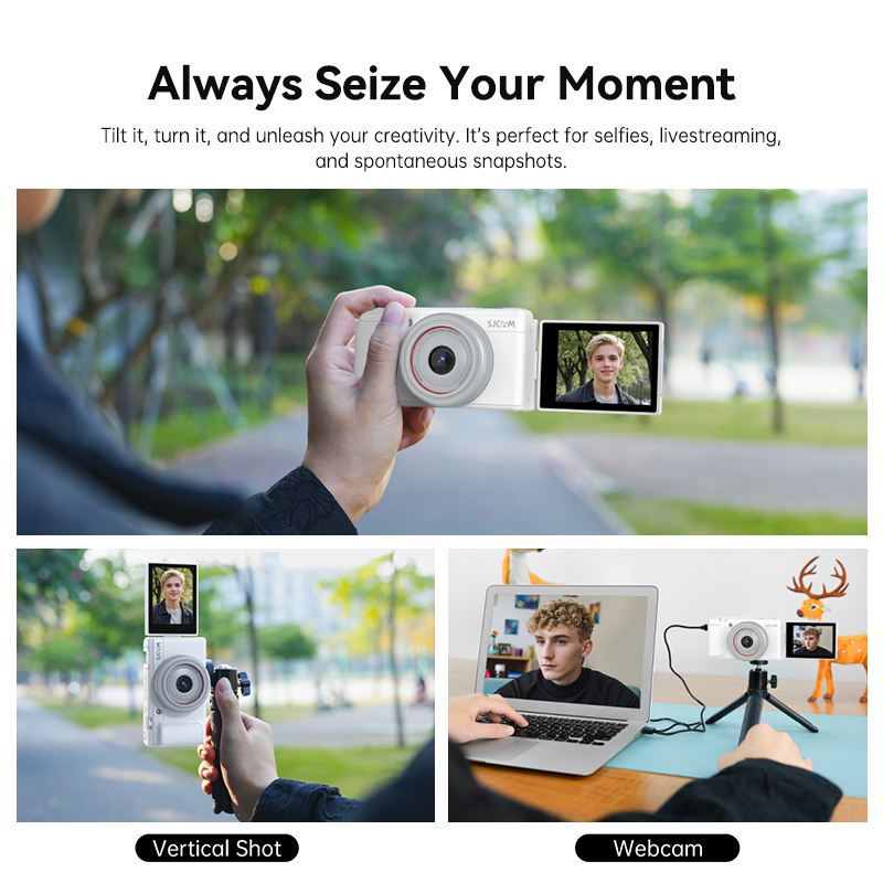 SJCAM ZV200 5K HD digital camera student camera flip screen travel vlog ...
