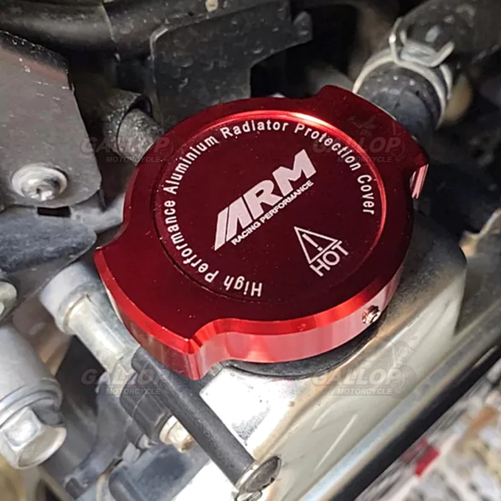 Motorcycle ARM Radiator Cap Cover Universal Full CNC Aluminum With ...