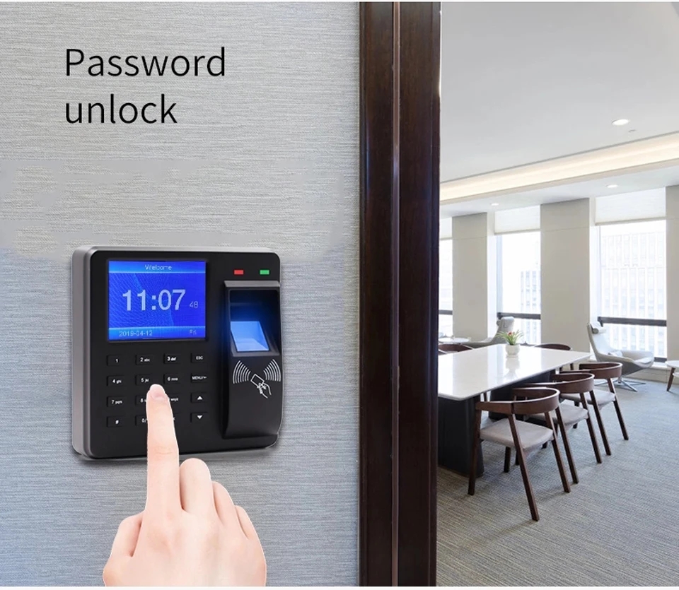 Fingerprint Door Access Control System Kit RFID Keypad Biometric Access ...