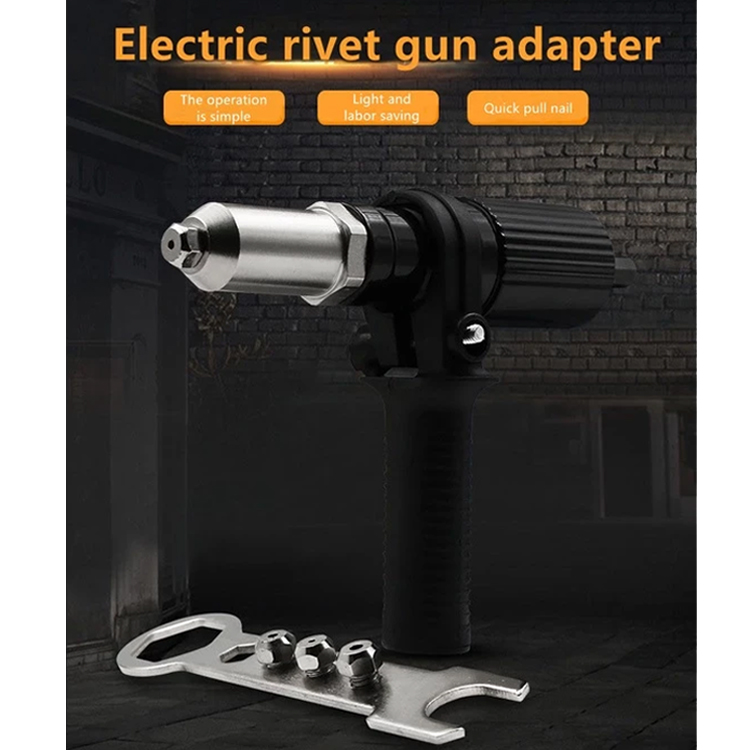 Electric Riveter Drill Rivet Machine Riveting Drill Adapter Spot Rivet ...