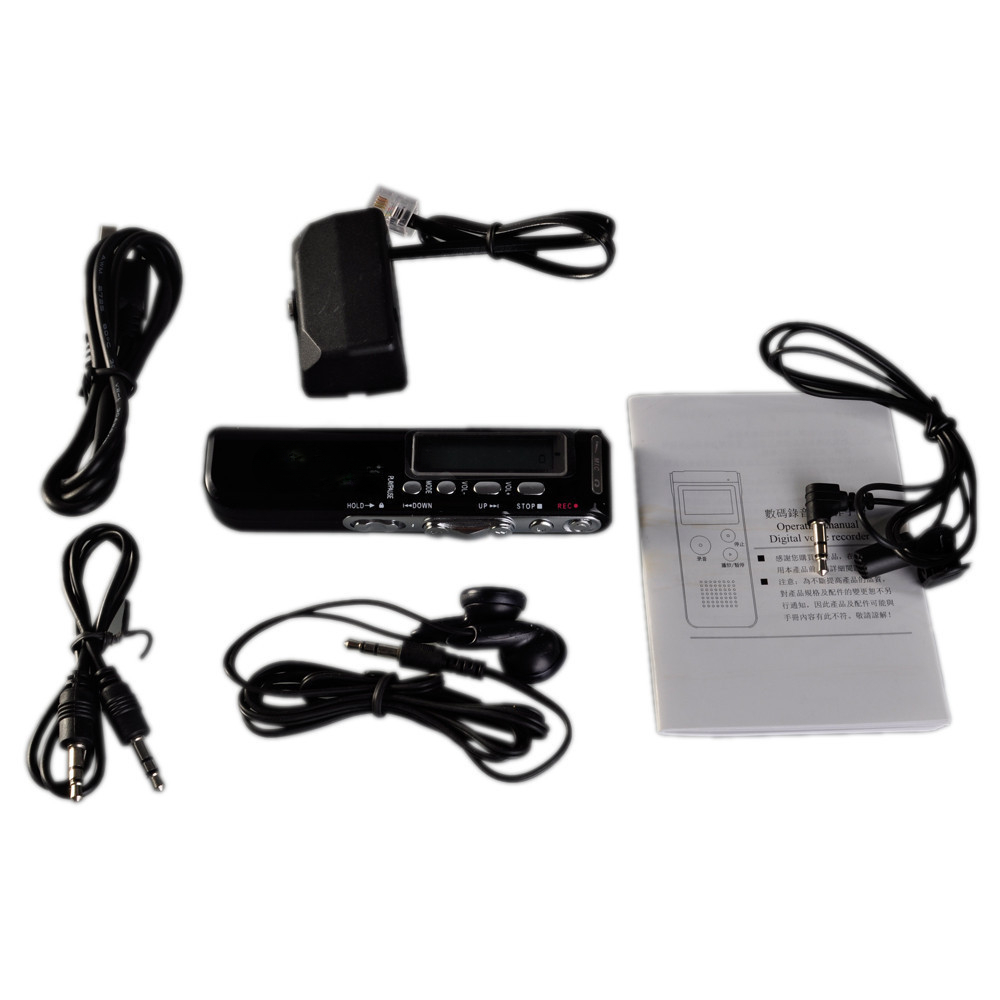 8GB Digital Voice Recorder Voice Activated USB Pen Digital Audio Mp3 ...