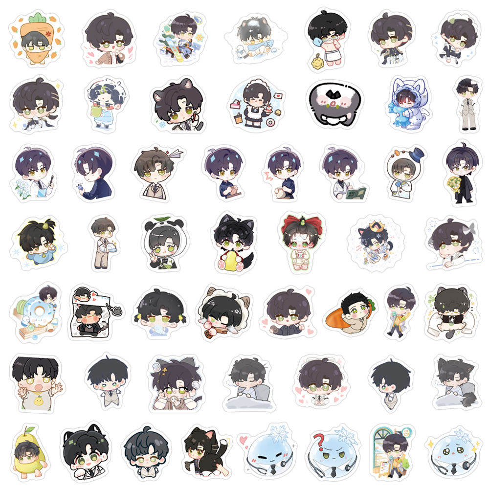 104pcs Love and Deepspace Sticker Q-version Zayne Cartoon Graffiti ...