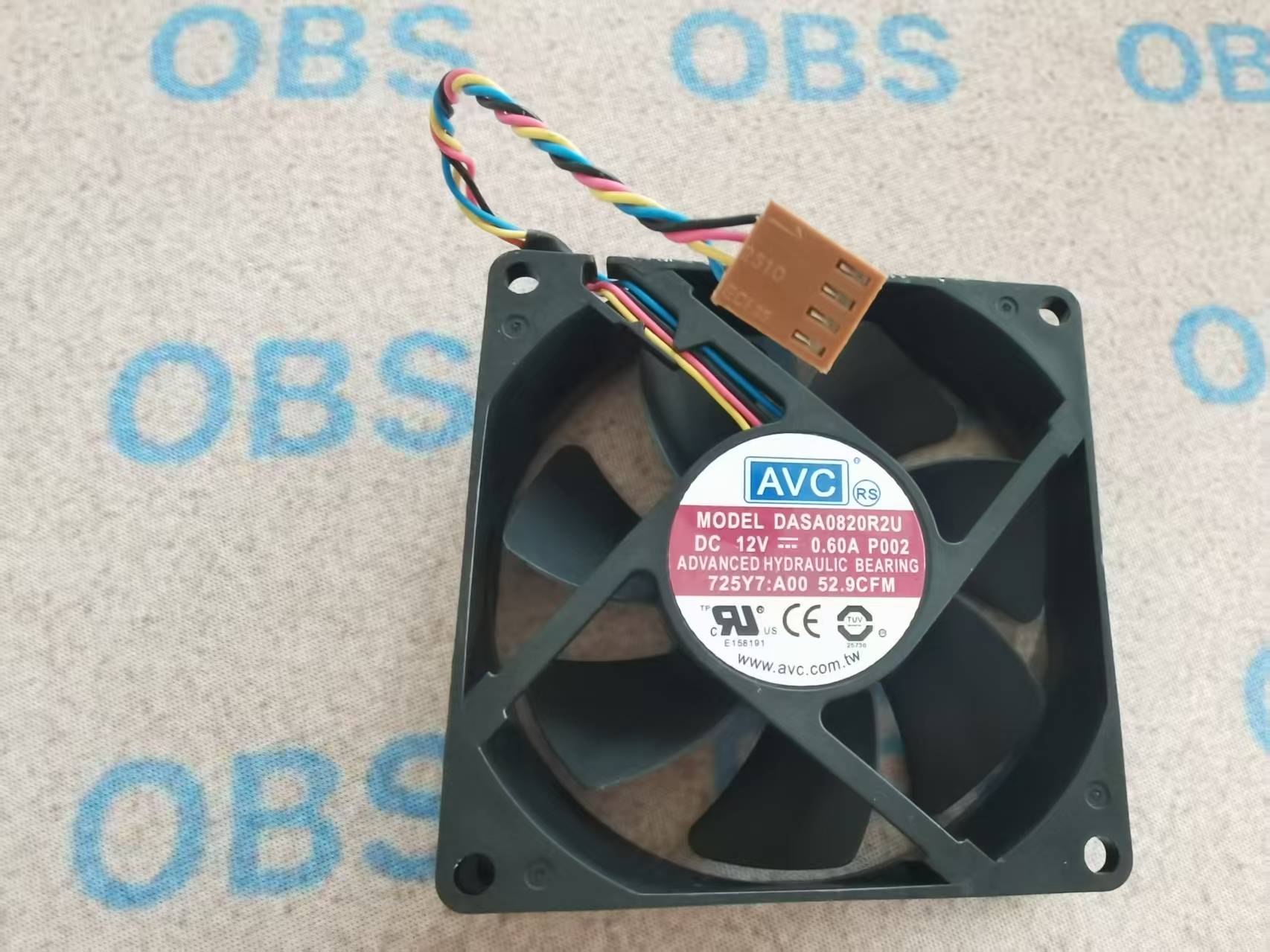 Dell Optiplex 790 990 SFF Rear Chassis Fan DASA0820R2U 0725Y7 4 Wires ...