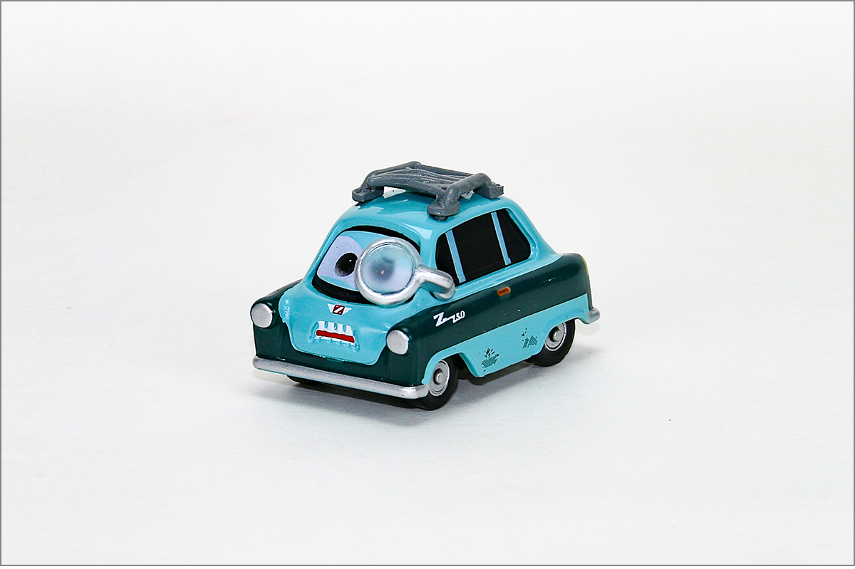 2-Pack Mattel Disney Pixar Cars Miles Axlerod & Professon Z 1:55 ...