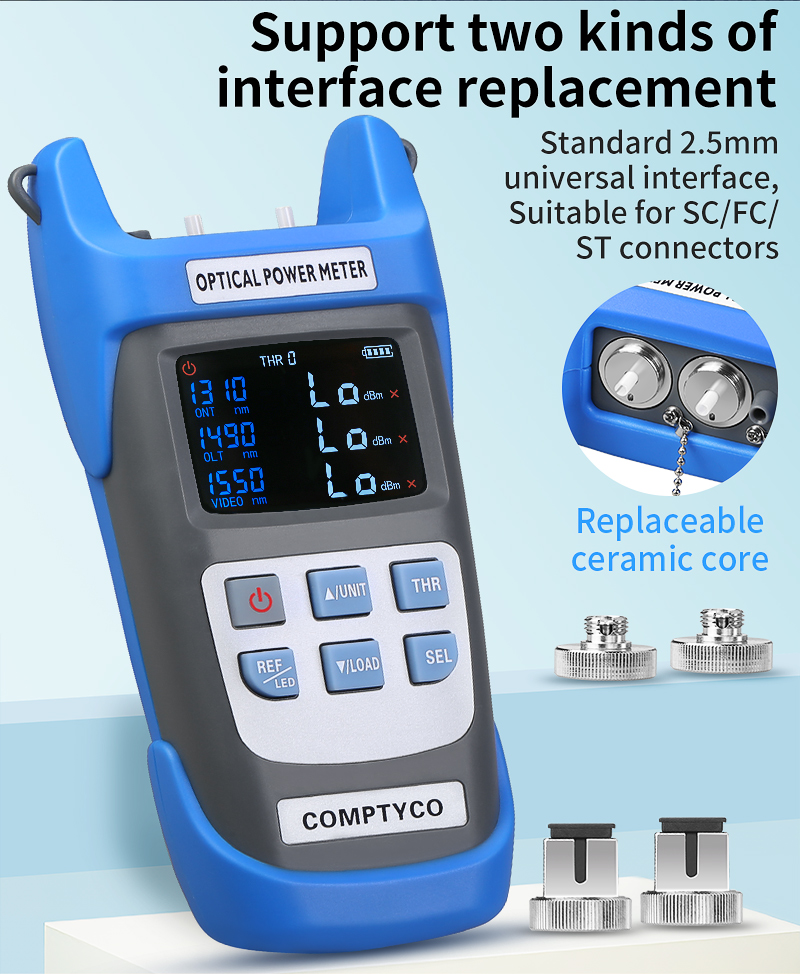 COMPTYCO AUA-C330U Handheld PON Optical Power Meter PON Network ...