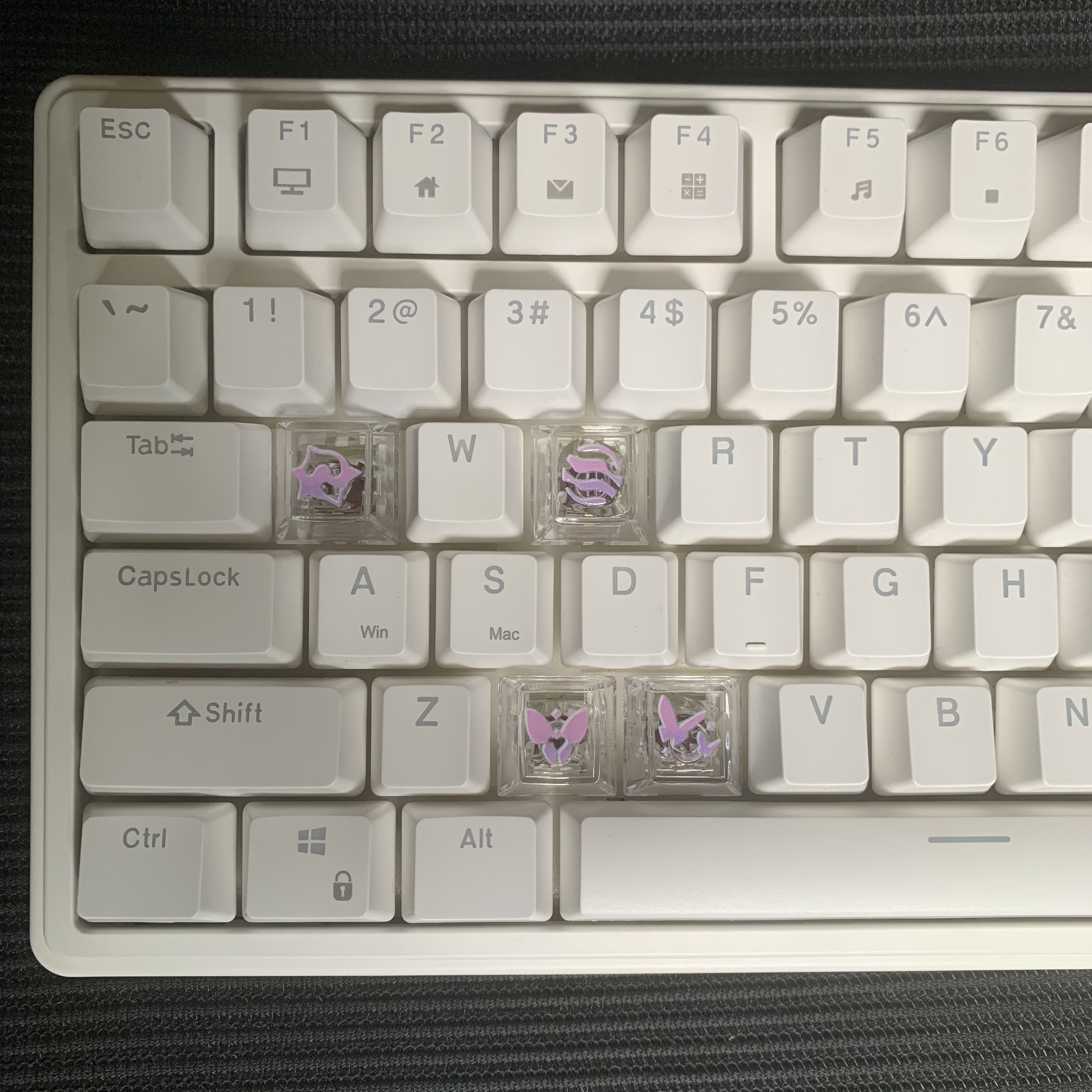 Colorful VALORANT Transparent Keycaps 4 Keys Agent Skills R3+R1 Cherry ...