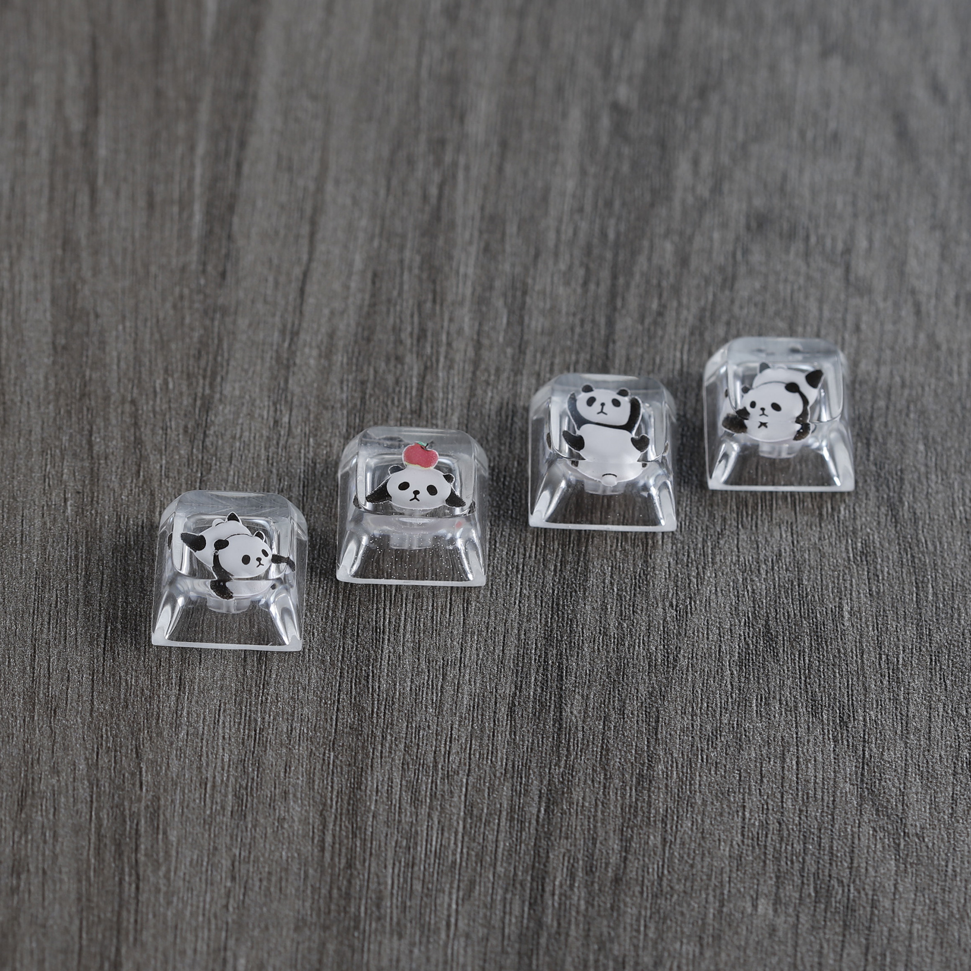 Penguin Panda Personalized Keycaps Direction Keys Cute Translucent ...