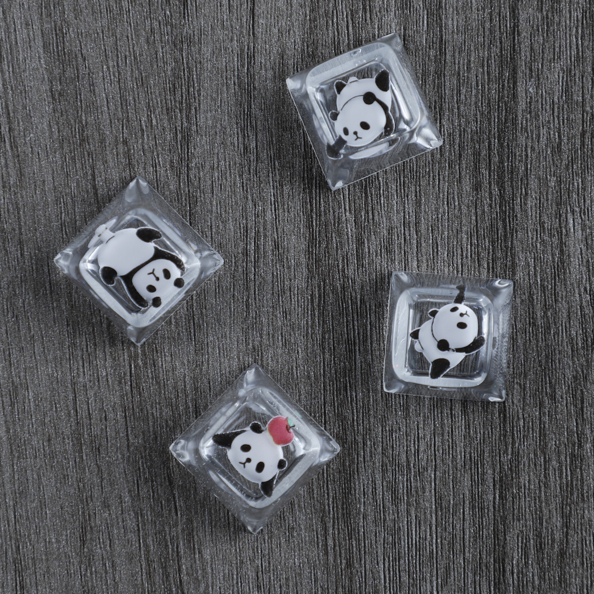 Penguin Panda Personalized Keycaps Direction Keys Cute Translucent ...