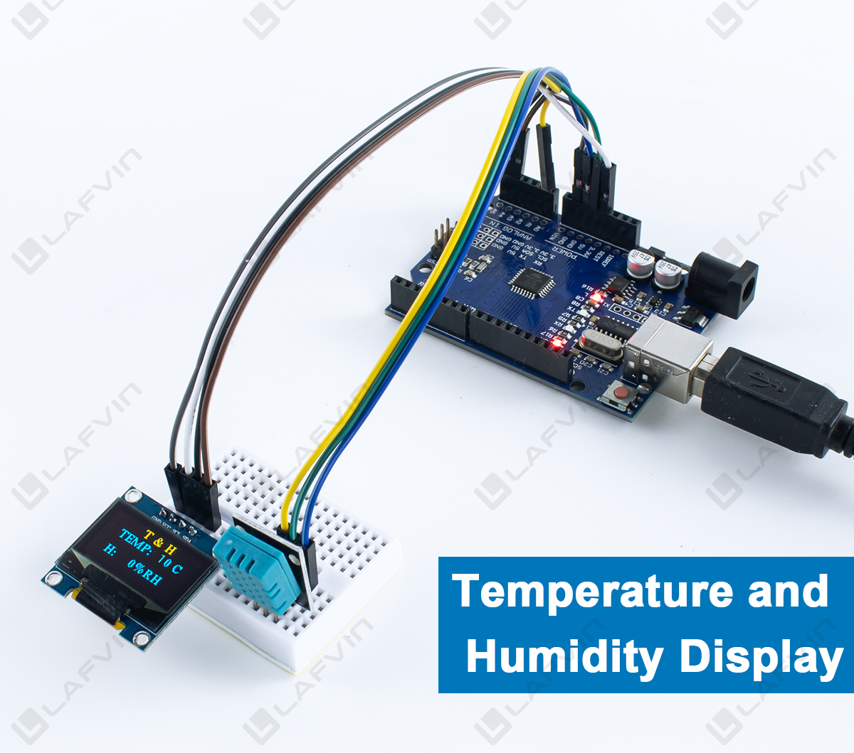 LAFVIN Sensor Module Starter Kit full set for Arduino Uno R3 ,0.96 ...