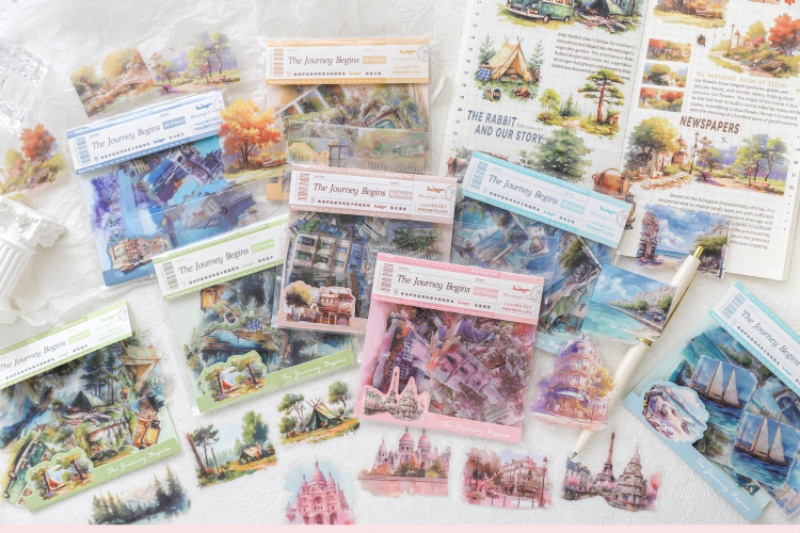 RHS Online 30PCS The Journey Begins Series Landscape Waterproof PET ...