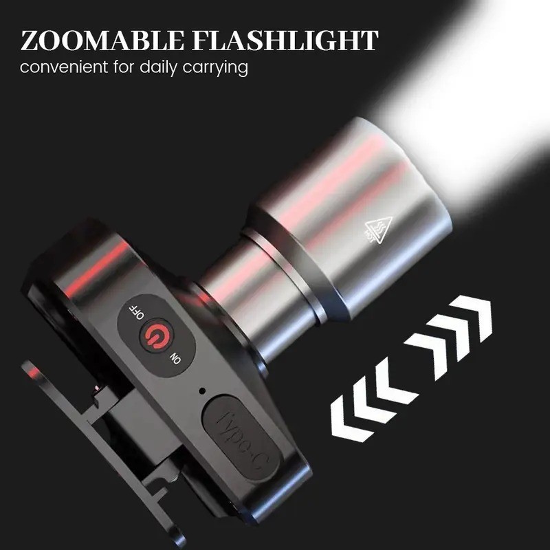 【BUY 1 TAKE 1】Zoomable Headlight Flashlight Led Usb Rechargeable ...