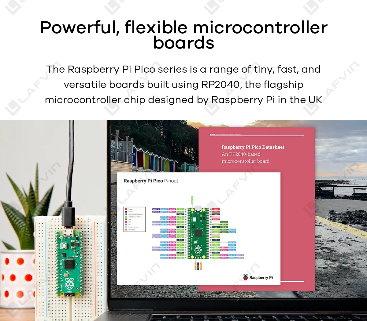 LAFVIN Basic Starter Learning Kit for Raspberry Pi Pico, with Tutorials ...