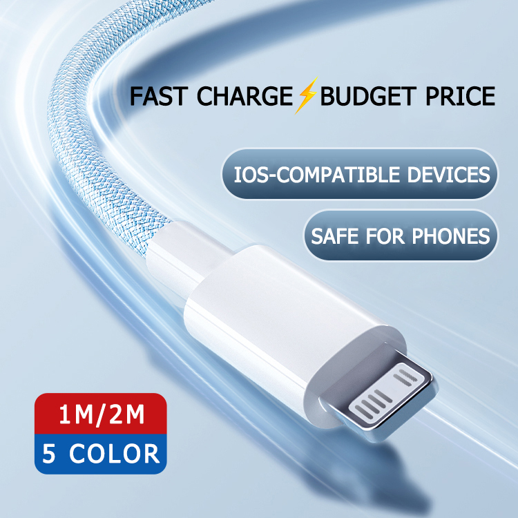 Braided Fast Charger Cable USB Cord For ios devices | Shopee Philippines
