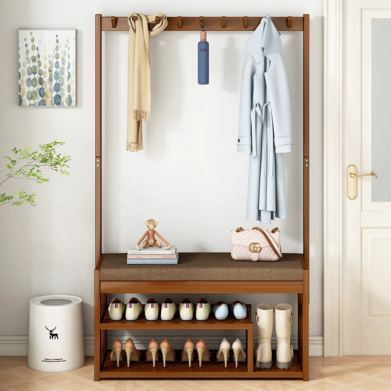 Shoe Rack Stool Storage Modern Storage Stool Seatable Wood Shoe Bench ...