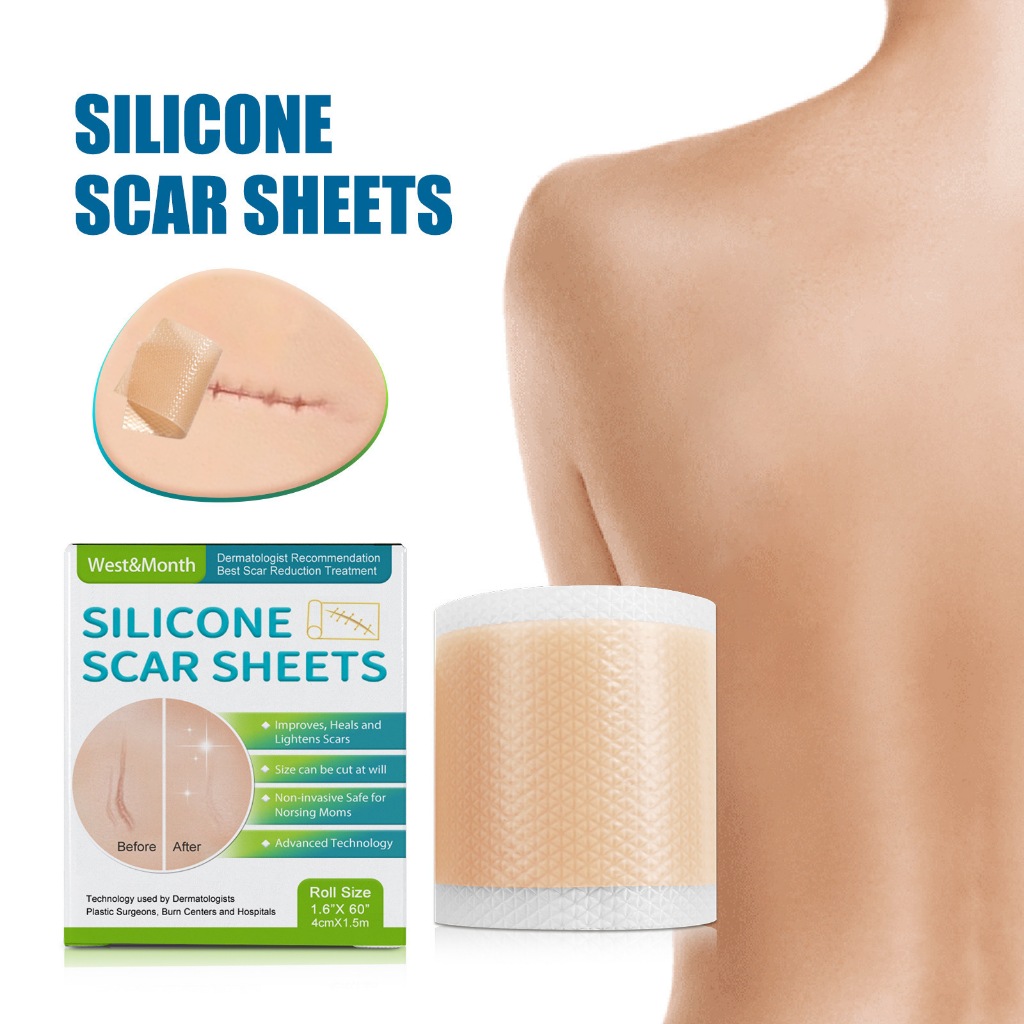 Silicone Scar Sheets Self-adhesive Beauty Stickers Surgical Scars ...