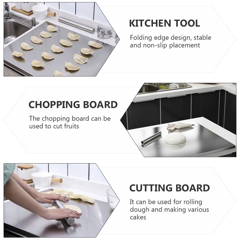 Stainless Steel Panels Chopping Board 304 Food Grade Household Kitchen ...