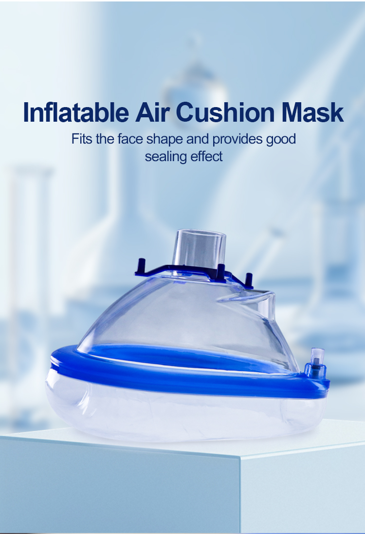 Canack PVC Immersion Anesthesia Mask Disposable For Adult Child Simple ...