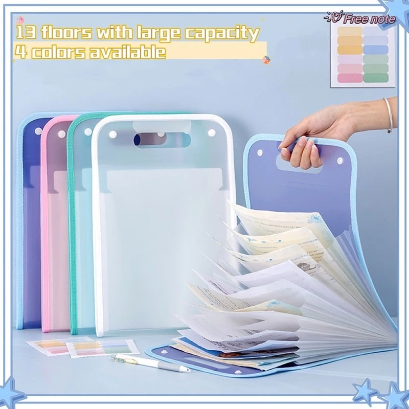 File Organizer Folder Document Storage Test Paper Folder Waterproof ...