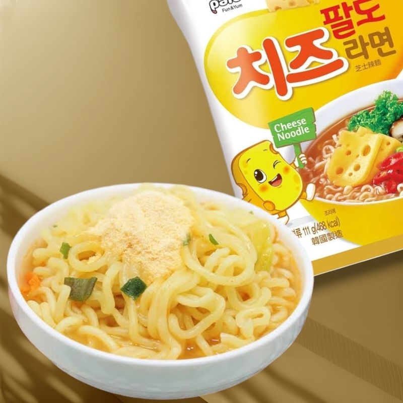 Paldo Cheese Ramyun - 111g x 4pcs - Instant Noodle | Shopee Philippines