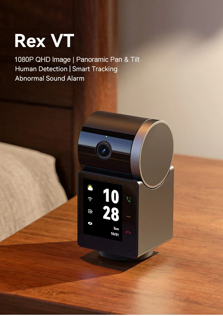 V380 PRO REX VT Touch Display Screen Smart CCTV Camera Indoor PTZ ...