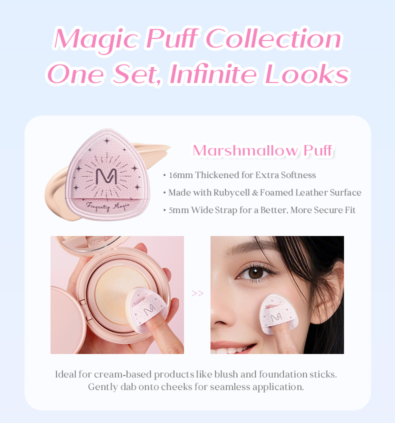 Zemi 1 set of multi-effect powder puffs beauty powder puff set thumb ...