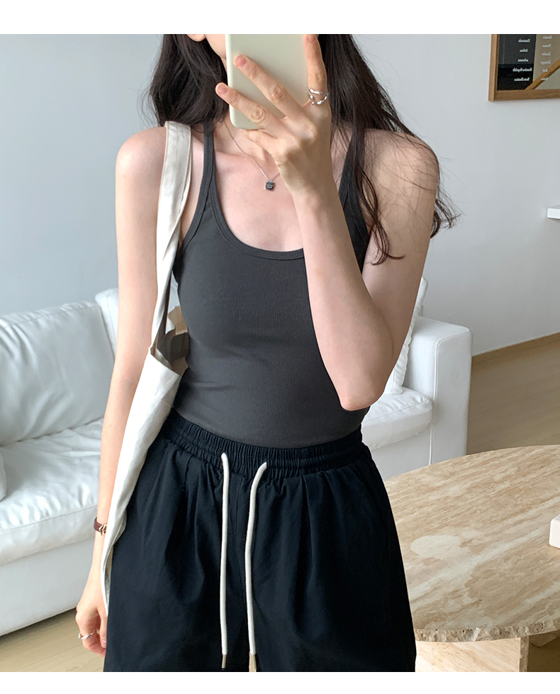 Slim Fit V-Neck Camisole Top main image 0